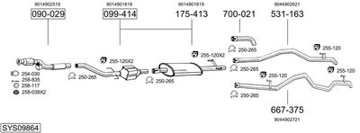 BOSAL SYS09864