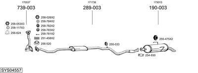 BOSAL SYS04557