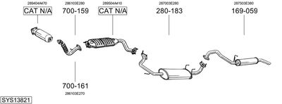 BOSAL SYS13821