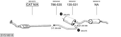 BOSAL SYS18518