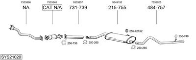 BOSAL SYS21020
