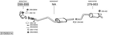 BOSAL SYS05314 BOSAL SYS05314