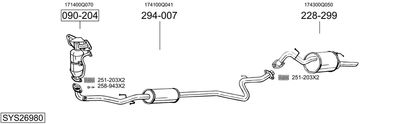 BOSAL SYS26980