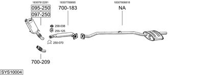 BOSAL SYS10004
