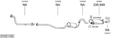 BOSAL SYS21162