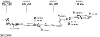 BOSAL SYS02950