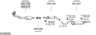 BOSAL SYS06352