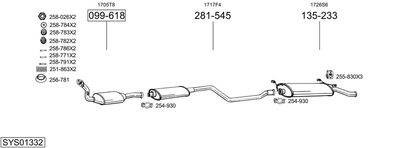 BOSAL SYS01332