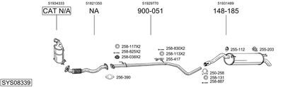 BOSAL SYS08339 BOSAL SYS08339