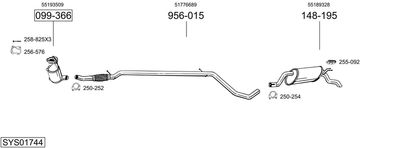 BOSAL SYS01744 BOSAL SYS01744