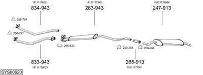 BOSAL SYS00620