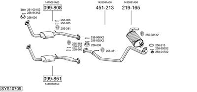 BOSAL SYS10709