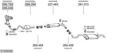BOSAL SYS06098