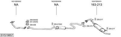 BOSAL SYS19857