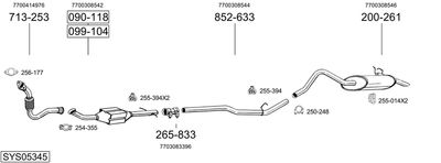 BOSAL SYS05345
