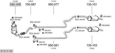 BOSAL SYS15192