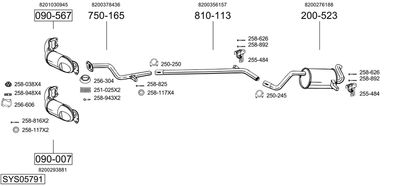 BOSAL SYS05791