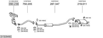 BOSAL SYS09490