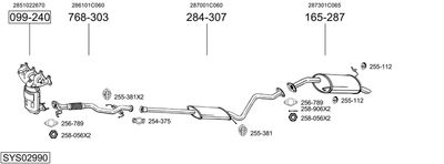 BOSAL SYS02990