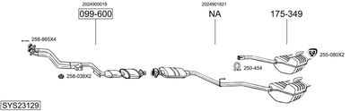 BOSAL SYS23129