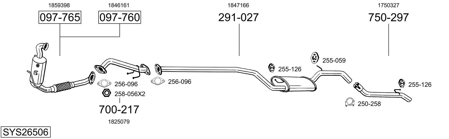 BOSAL SYS26506