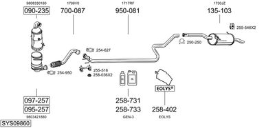 BOSAL SYS09860