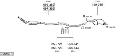 BOSAL SYS16676
