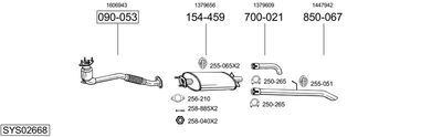BOSAL SYS02668