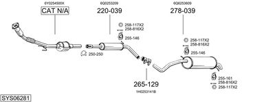 BOSAL SYS06281