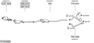 BOSAL SYS03689