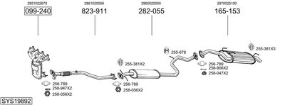 BOSAL SYS19892