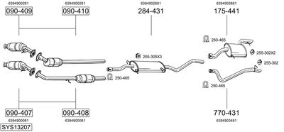 BOSAL SYS13207