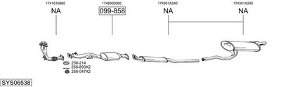 BOSAL SYS06538