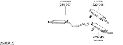 BOSAL SYS29216