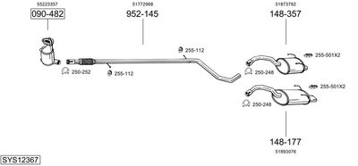 BOSAL SYS12367