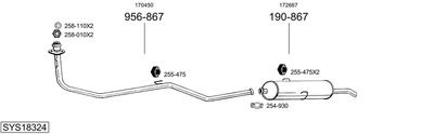 BOSAL SYS18324