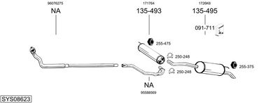 BOSAL SYS08623