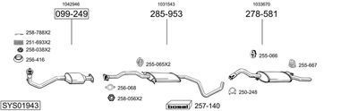 BOSAL SYS01943 BOSAL SYS01943
