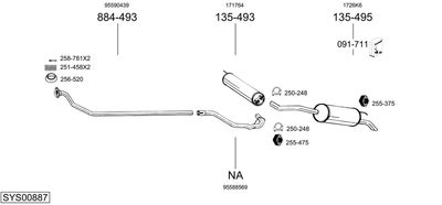 BOSAL SYS00887