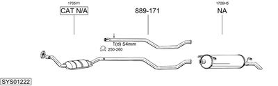 BOSAL SYS01222