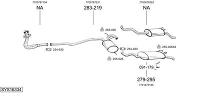 BOSAL SYS16334