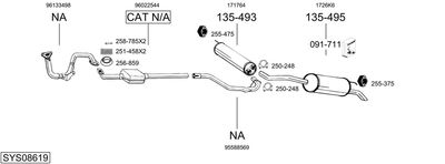 BOSAL SYS08619
