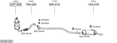 BOSAL SYS01391