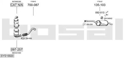 BOSAL SYS15920