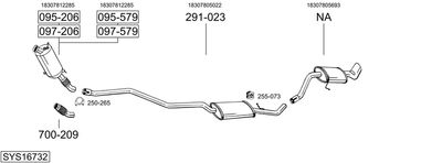 BOSAL SYS16732