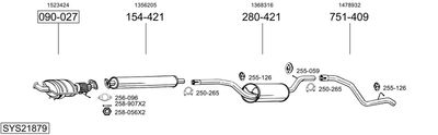 BOSAL SYS21879 BOSAL SYS21879