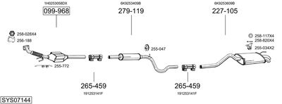 BOSAL SYS07144