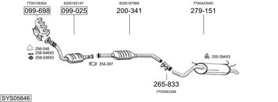 BOSAL SYS05646 BOSAL SYS05646
