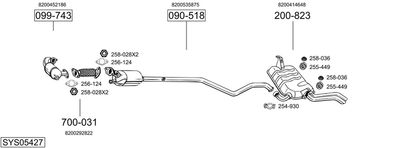 BOSAL SYS05427