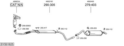BOSAL SYS01825